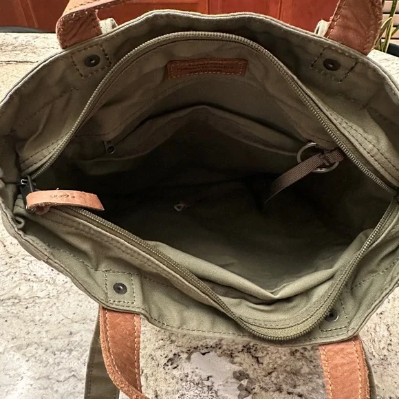 Fjallraven Olive Green Messenger Bag - Picture 5 of 5